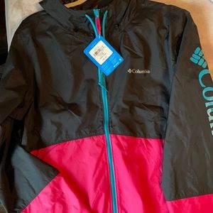 NWT Columbia Sz L Flash Forward Wind Breaker
